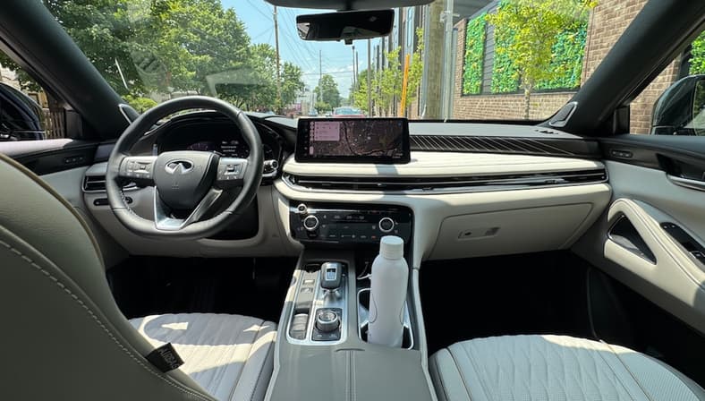 The View From The Driver'S Seat In The 2026 Infiniti Qx60