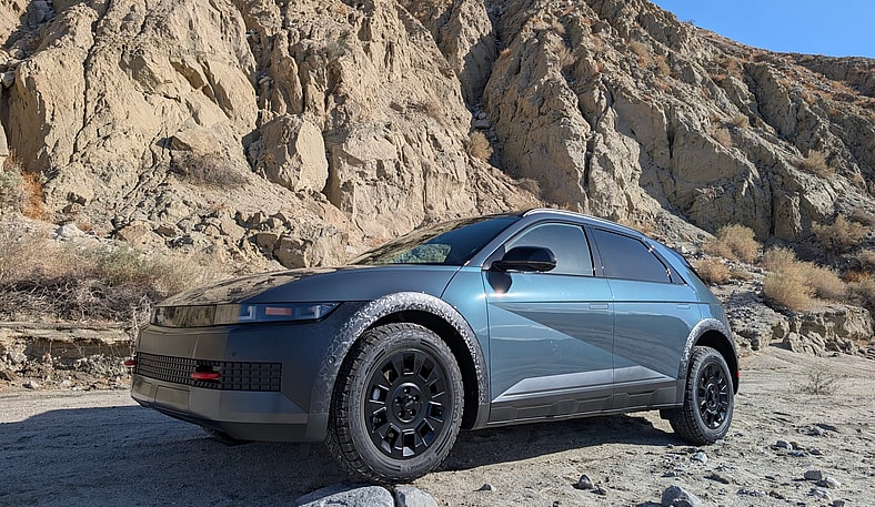 The 2025 Hyundai Ioniq 5 Xrt On A Rocky Road