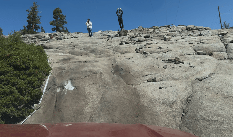 Yes We Are Driving Up That Hill In The Rivian R1 Quad