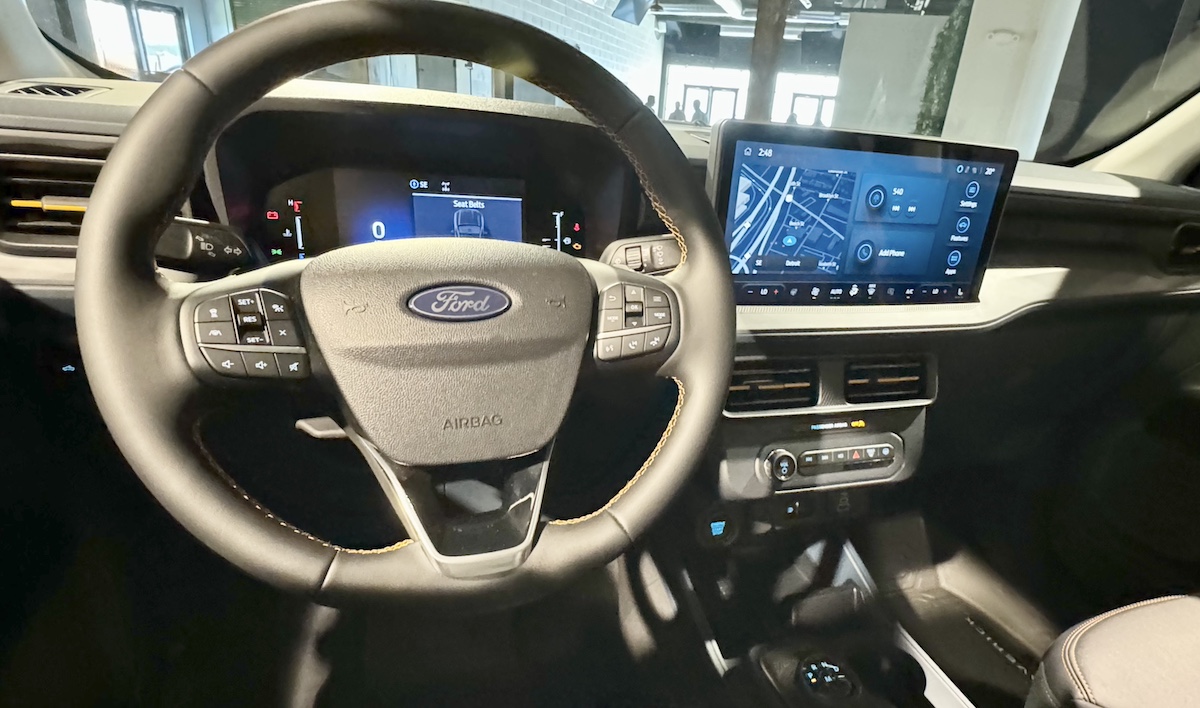 The Front Seat In The 2025 Ford Maverick