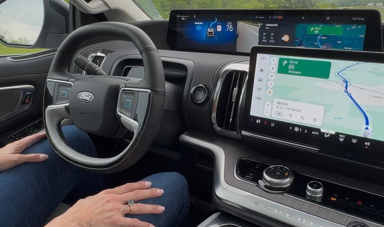 Driving Hands Free With Blue Cruise