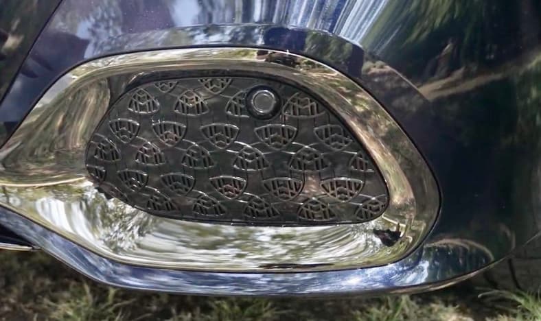The Lower Accent Panels On The Front Face Are Notable For The Textured Maybach Logos