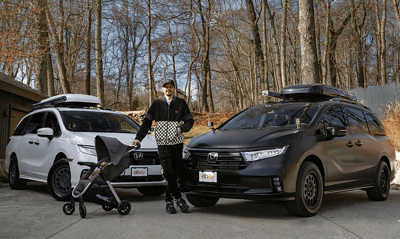 Pete Davidson Shows Off The Two Of A Kind Customized Honda Odysseys