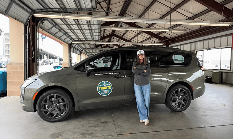 Me With Our Chrysler Pacifica Rally Machine