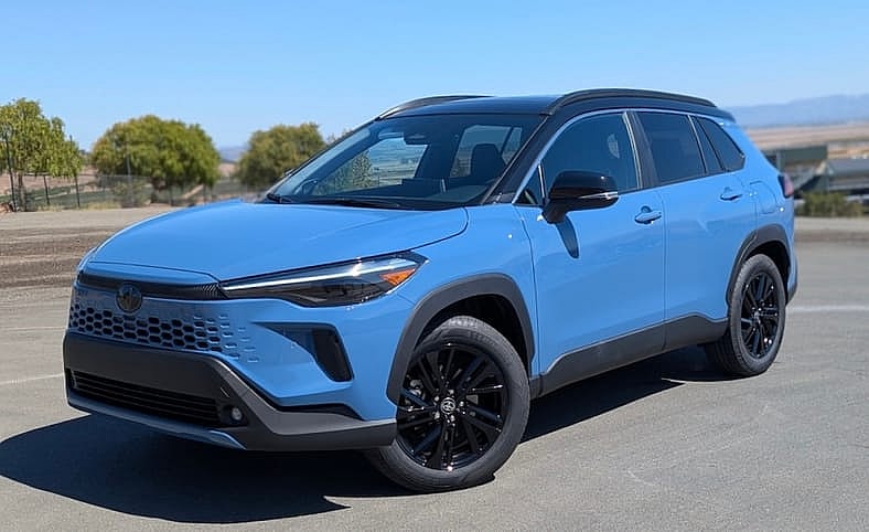 The 2025 Toyota Corolla Cross On Pavement