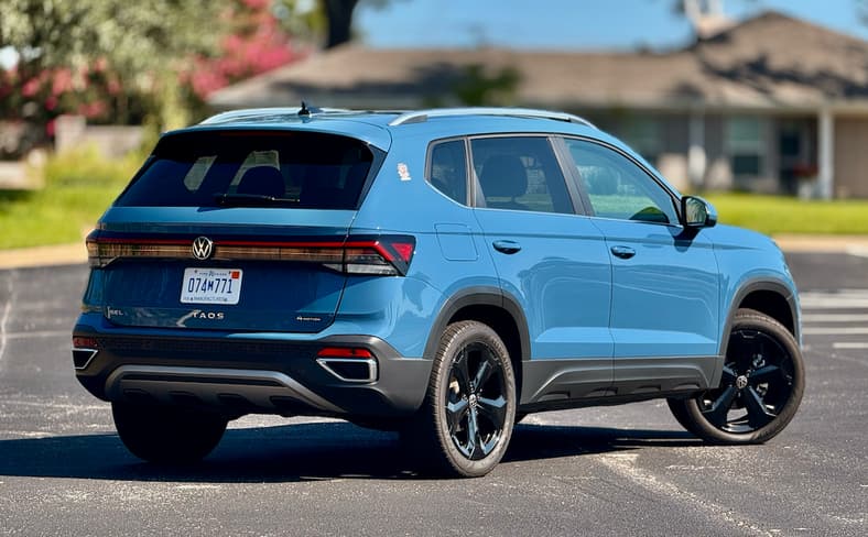 The Rear End Of The 2025 Vw Taos