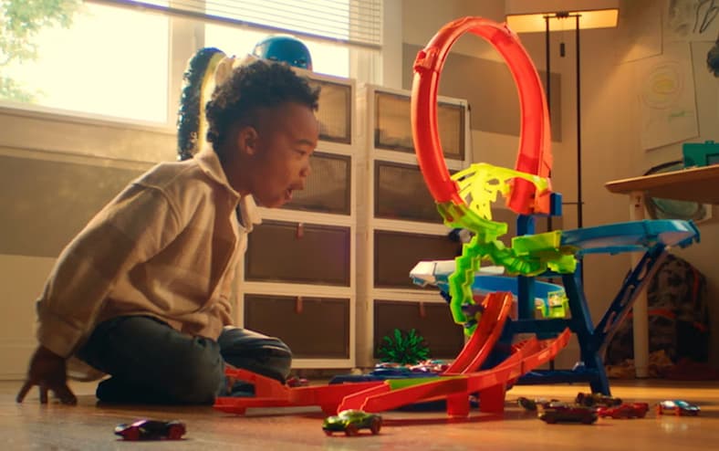 Boys Love Playing With Hot Wheels