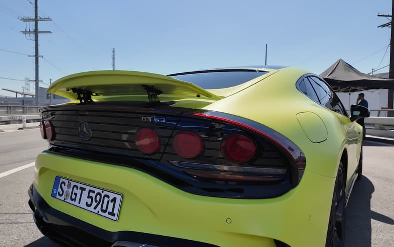 The Sunroof In The Mercedes-Amg Gt 4-Door Coupe Frosts To Block Out The Sun