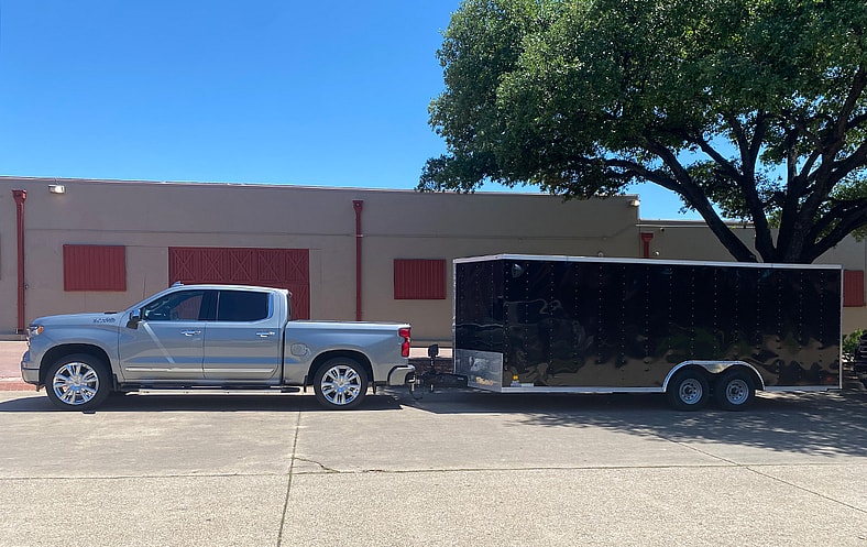 Towing While Using Hands-Free Driving? Yes, Using Chevrolet Super Cruise in the Silverado Pickup Truck 5 Chevy Silverado High Country Super Cruise