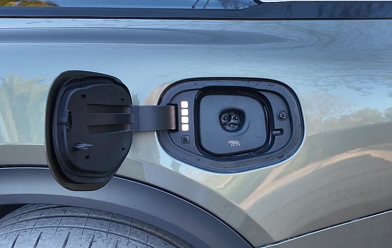 Lucid Gravity May be the Ultimate 3-Row SUV: Electric, Luxury, Minivan-Style Space 8 The Nacs Charge Port In The Lucid Gravity