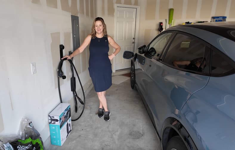 Having The Lectron Portable Charger In My Garage Is A Game Changer And Makes Driving An Ev Even Better