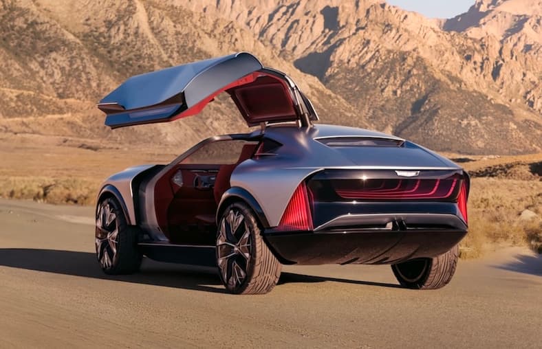 The Rear End Of The Cadillac Elevated Velocity
