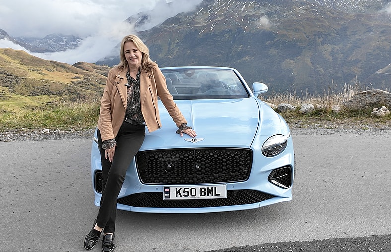 Me With The 2025 Bentley Continental Gtc