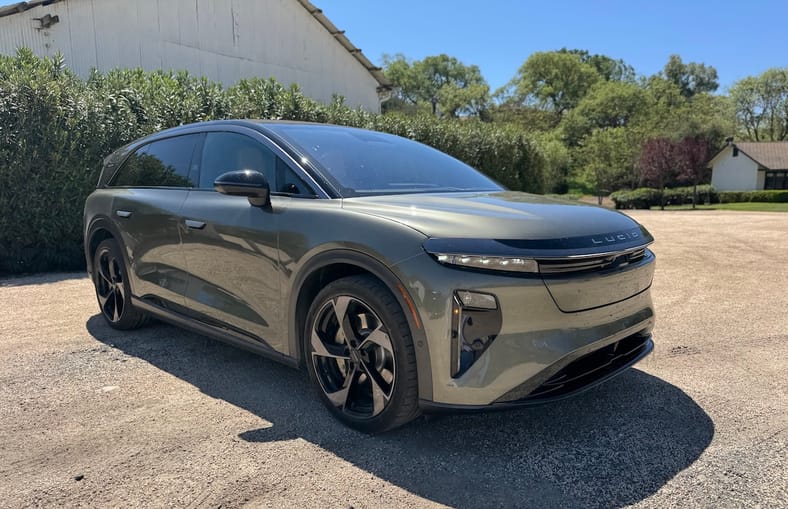 The Front Of The Lucid Gravity