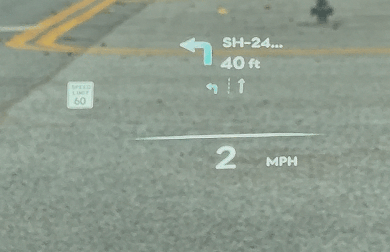Head Up Display Projects Apple Maps Navigation In The 2026 Genesis Gv70