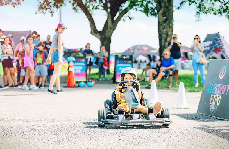 Go-karts at Electrify Expo