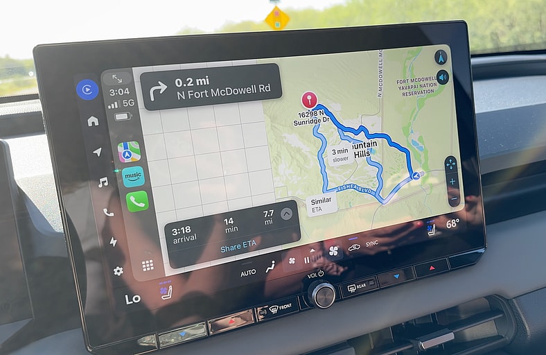 The Multimedia Screen On The 2026 Toyota Rav4