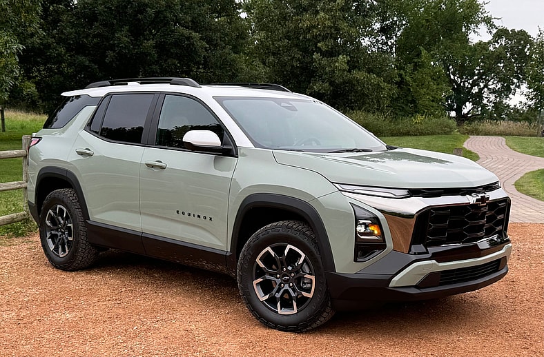 The 2025 Chevy Equinox Parked In Dirt 
