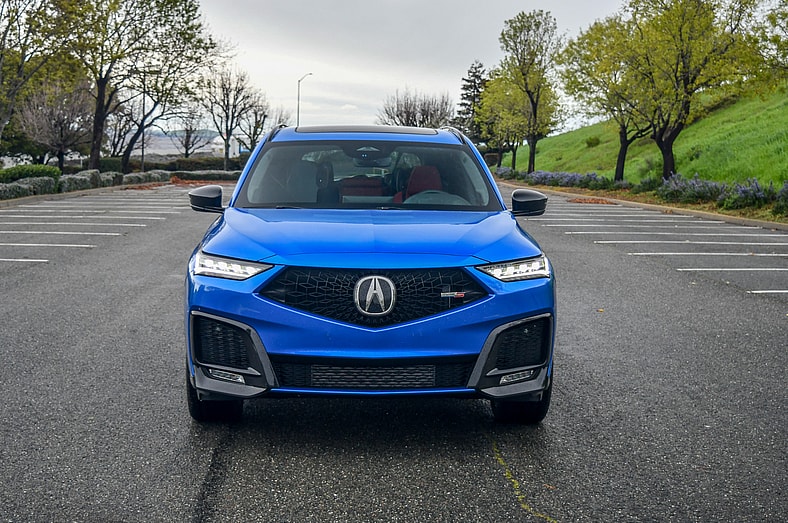 The Very Front End Of The 2026 Acura Mdx Type S