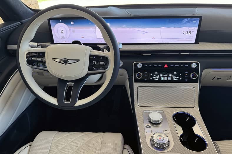 The Impressive 27-Inch Widescreen Oled Display Of The 2025 Gv80 Makes It A Best Family Luxury Car