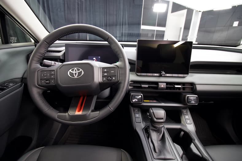 The 2026 Toyota RAV4 is All-In on Style, Options and Performance, All Boosted by Electric Power 8 Toyota Rav4 Woodland Edition Front Cabin
