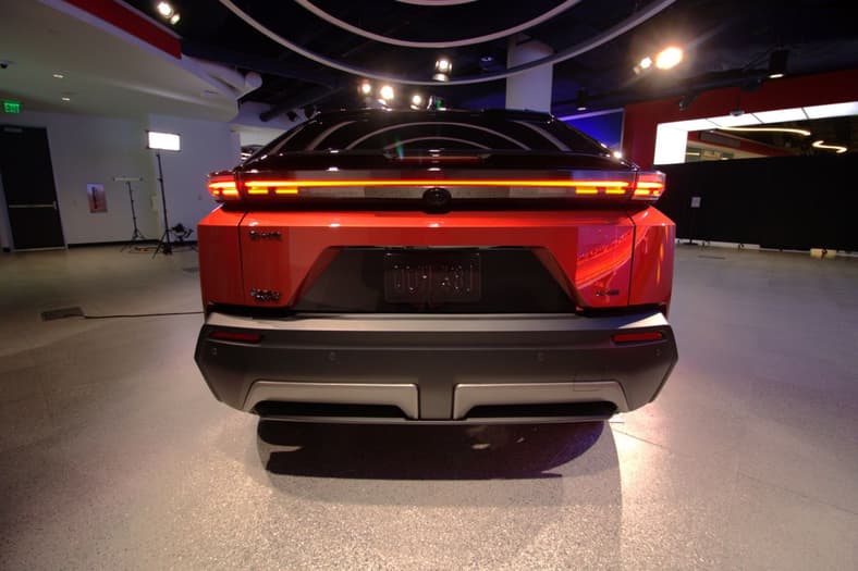 The Rear End Of The 2026 Toyota C-Hr Ev Suv