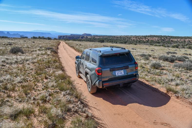 The Rear End Of The 2026 Toyota 4Runner Trd Off-Road Premium