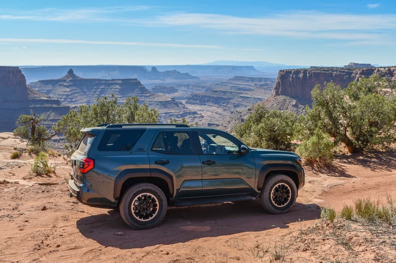 The Side Profile Of The 2026 Toyota 4Runner Trd Off-Road Premium
