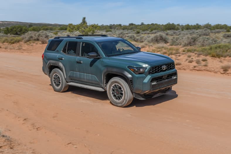 The Side Profile Of The 2026 Toyota 4Runner Trd Off-Road Premium Off-Road