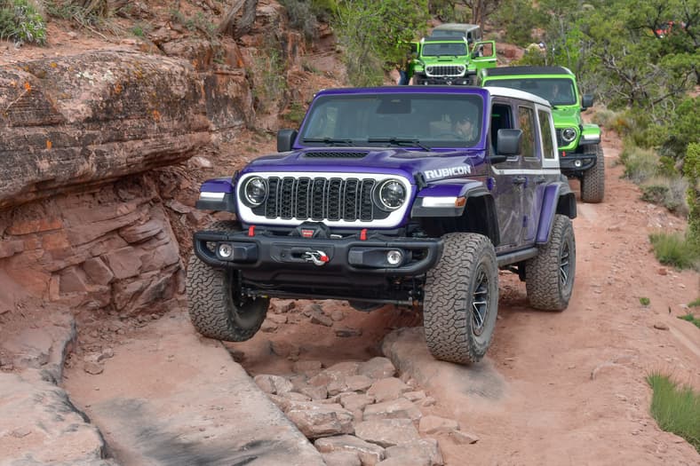 Off-Roading In A 2026 Jeep Wrangler Rubicon Whitecap