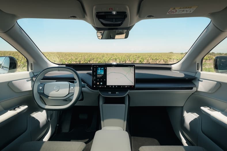 The Interior Of The Volvo Ex60