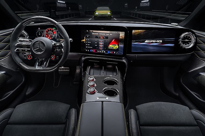 The Driver'S View In The 2027 Mercedes-Amg Gt 4-Door Coupe