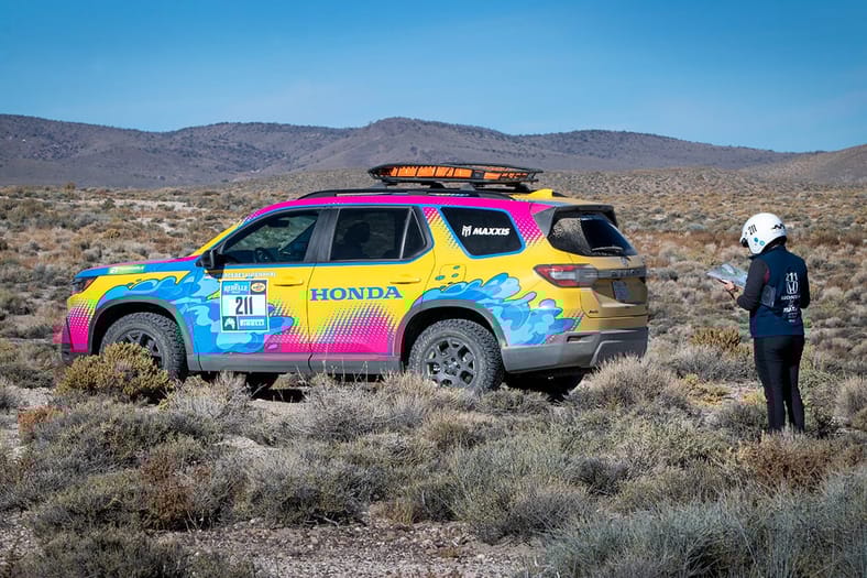 The Bone Stock 2024 Honda Pilot Trailsport Was A Great Fit For Team 211, Aka Team Nor'Wester. Photo: Mercedes Lilienthal