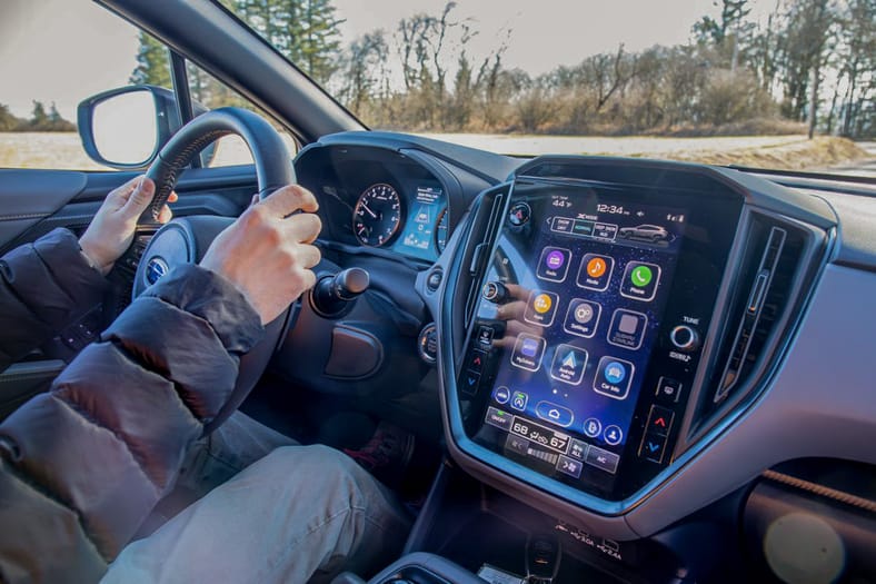 The Interior Of A 2024 Subaru Crosstrek Wilderness