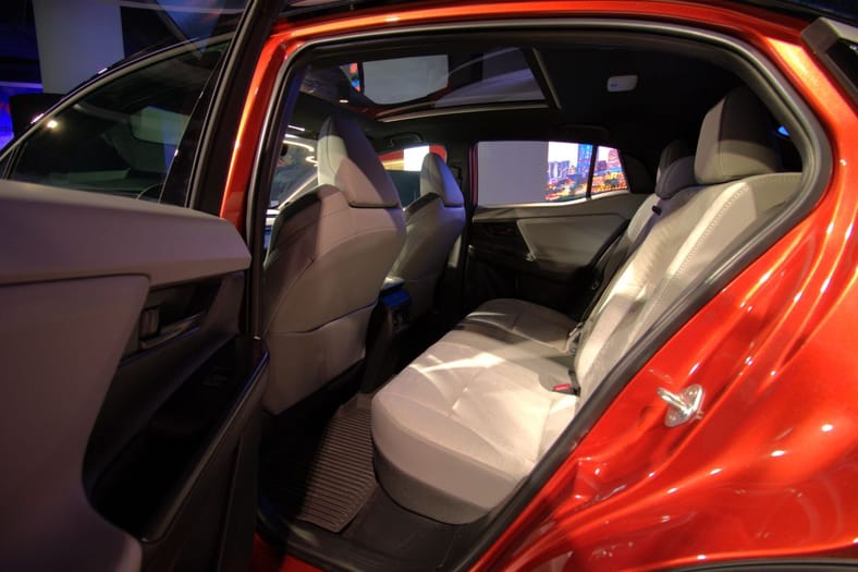 Same Name, New Game: The 2026 Toyota C-HR is an All-Electric Glow-Up 4 The 2026 Toyota C-Hr'S Rear Seats