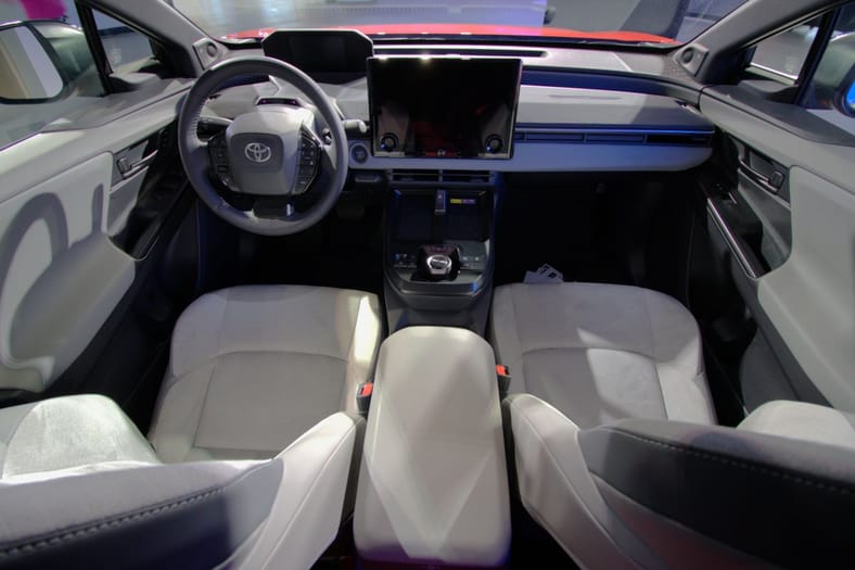 Same Name, New Game: The 2026 Toyota C-HR is an All-Electric Glow-Up 7 A Top Down View Of The Interior Of The 2026 Toyota C-Hr
