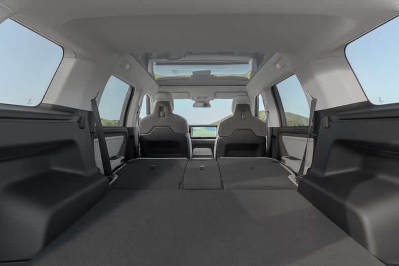 10 Reasons the 2027 Rivian R2 Electric SUV Is Worth Waiting For 9 The Cargo Area Of The Rivian R2 With The Rear Seats Folded Flat