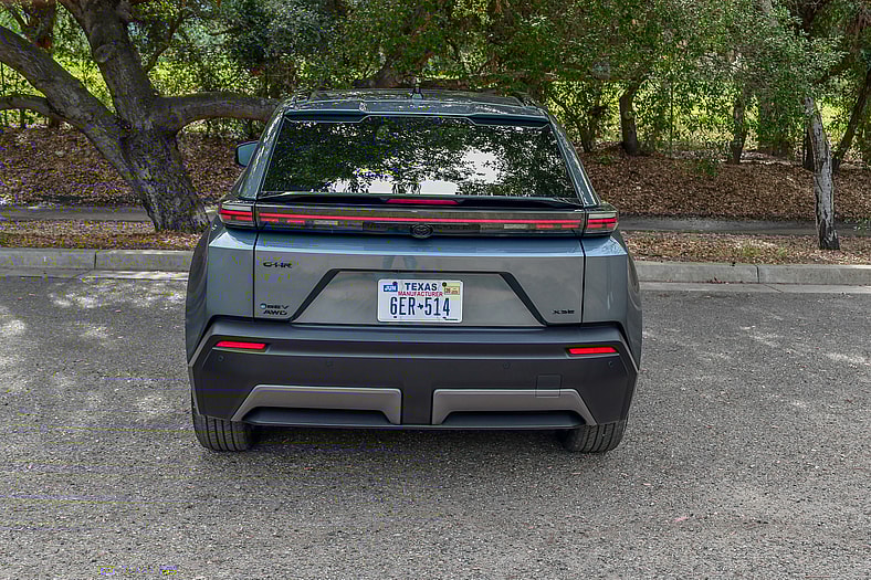 The 2026 Toyota C-HR XSE: An Affordable Comeback EV With a Sporty Edge 10 The Very Rear End Of The 2026 Toyota C-Hr Xse