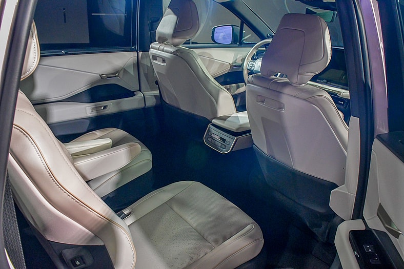 The Second Row Seats Of The 2027 Toyota Highlander Ev
