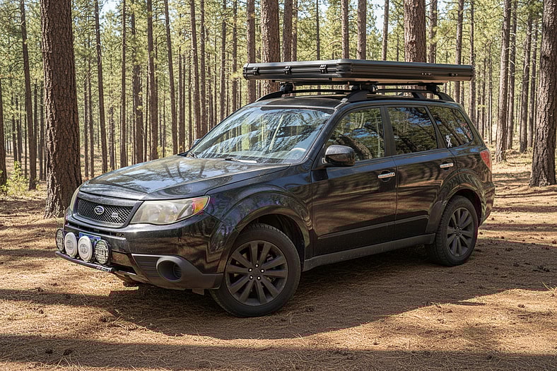 5 Things to Keep in Mind Before Putting a Rooftop Tent on Your Car 3 My Subaru Forester With A Rooftop Tent On Top