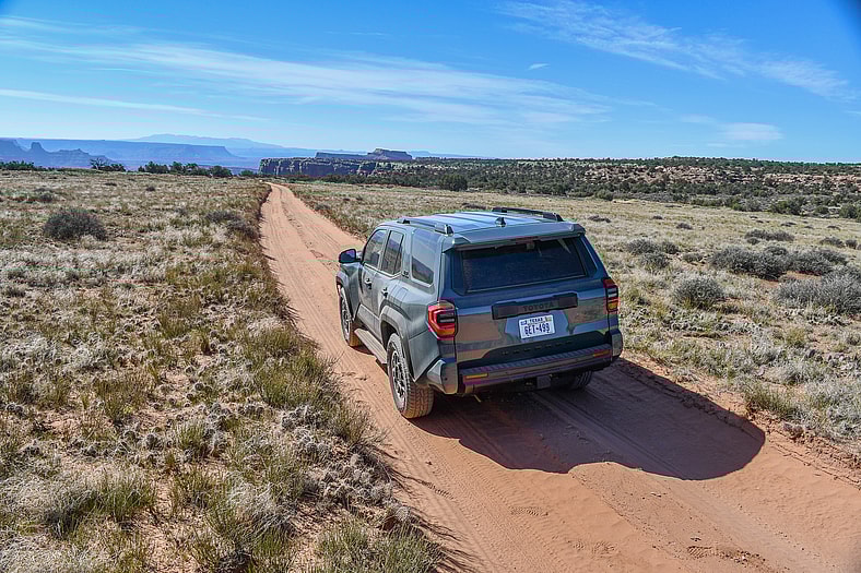 I Took a 2026 Toyota 4Runner TRD On a 2,000-Mile Road Trip: Here's The Good, The Great, and The Gritty. 3 The Rear End Of The 2026 Toyota 4Runner Trd Off-Road Premium