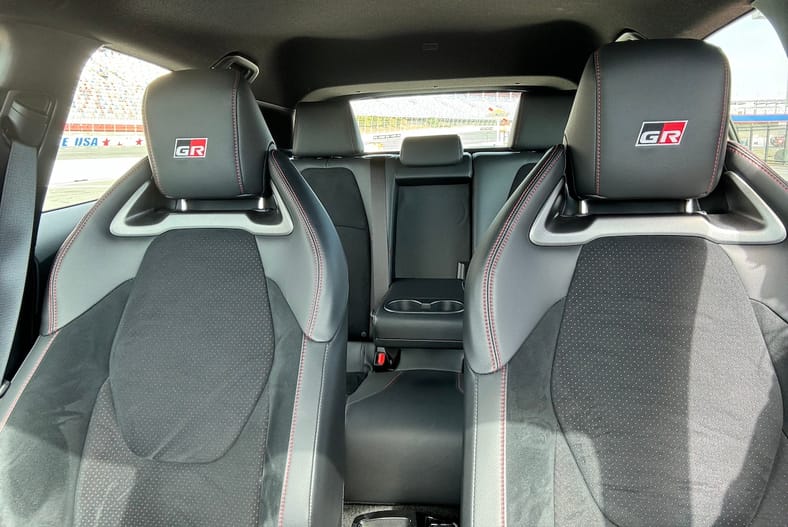 The 2025 Toyota GR Corolla DAT in Words, Pictures and Emotions 11 Sport Seats Allow You To Install A Racing Harness In The Toyota Gr Corolla Dat