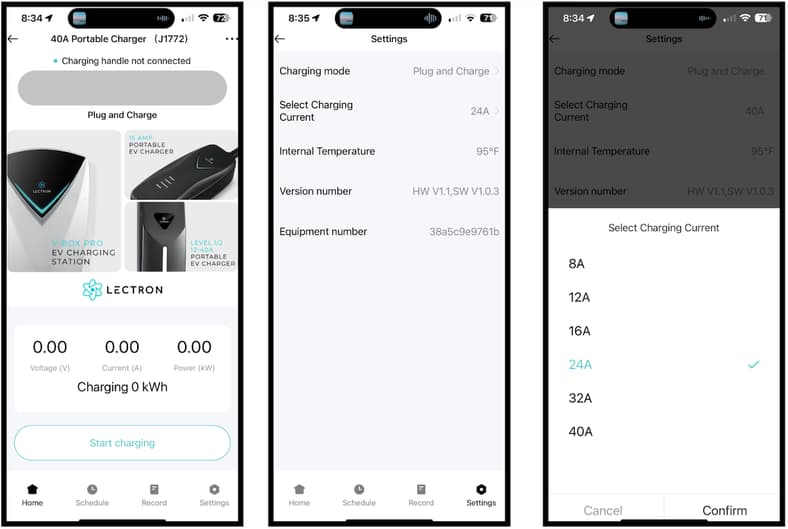 The Lectron Phone App Lets You Set Your Level Of Charging