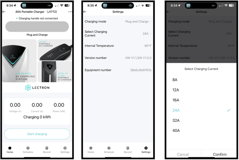 The Lectron Phone App Lets You Set Your Level Of Charging