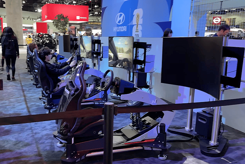 The Hyundai N Simulators At The La Auto Show