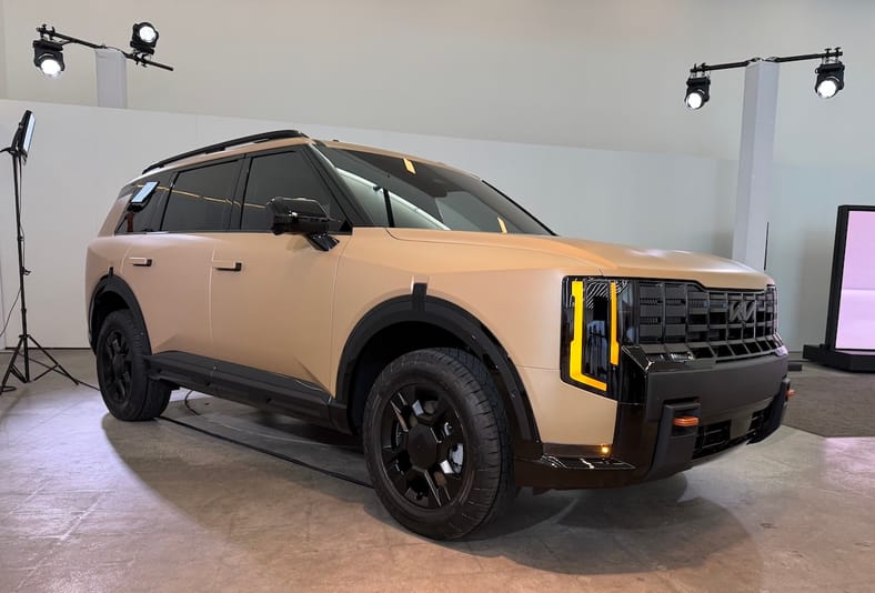 The Front End Of The 2027 Kia Telluride Is Sharper And More Chiseled