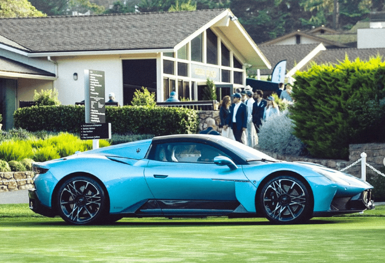The Maserati Mcpura Cielo On The Lawn At Pebble Beach