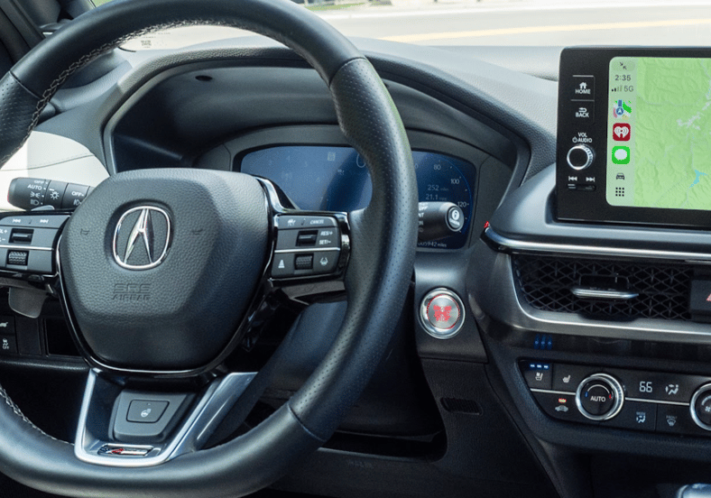 The Camera Button On The End Of The Wiper Stalk In The 2025 Acura Adx Is Both Clever And Useful
