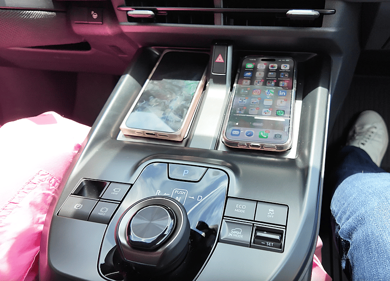 Toyota is Getting Serious About EVs, and the 2026 Toyota bZ Shows Just How Much 5 The 2026 Toyota Bz Center Console With A New Push:dial Gear Selector And Dual Wireless Charge Pads