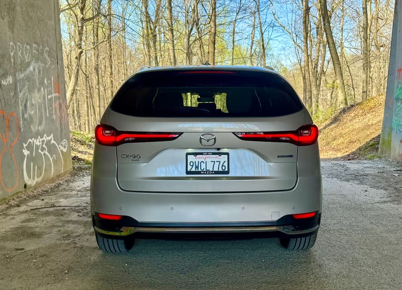 The Back Side Of The 2026 Mazda Cx-90 Phev